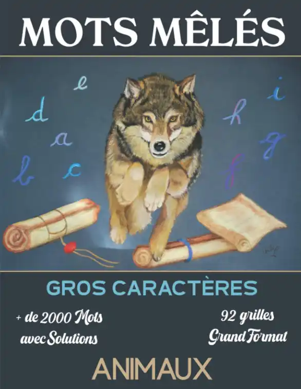 Mots mêlés - Histoire de Loup | Couverture