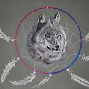 L'attrape rêves - Gouache