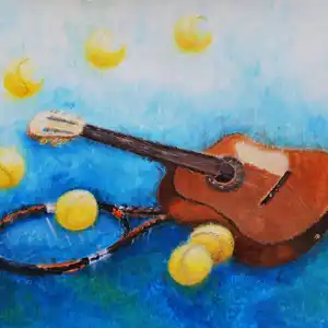 Les loisirs de Simon - Gouache