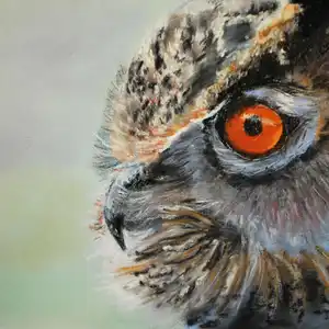 Quel regard! - Pastel