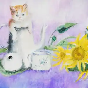 Rayon de soleil - Gouache