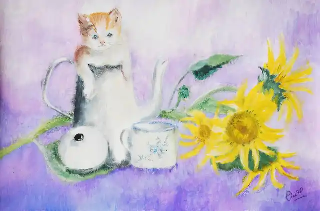 Rayon de soleil - Gouache