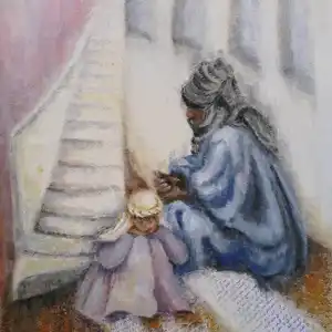 Sans attendre - Gouache