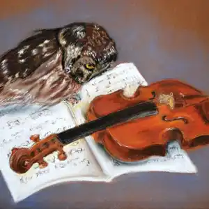 Sonate d'automne - Pastel