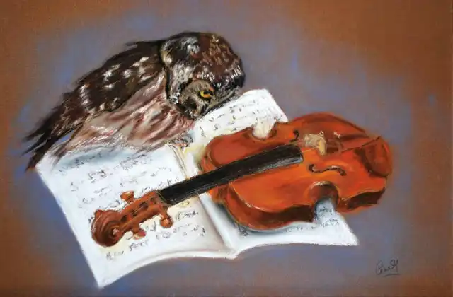 Sonate d'automne - Pastel