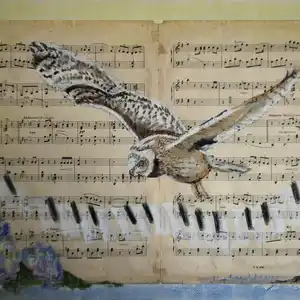 Tout pour ma musique - Gouache