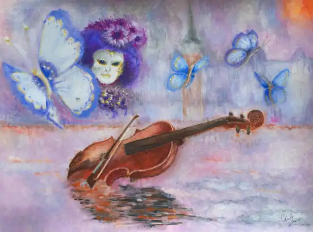Un air de Vivaldi - Gouache
