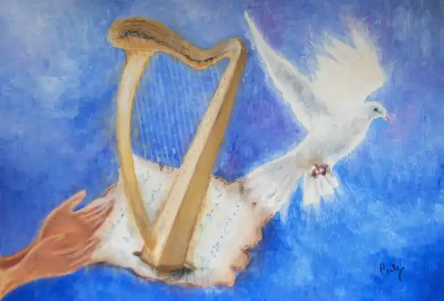 Va porter la paix - Gouache